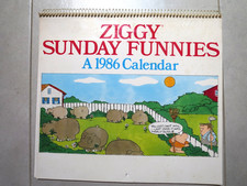 1986 Ziggy Sunday Funnies calendar picture