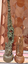 2-Piece Vintage Sculpture Pieces One Is Copper And 14