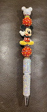 Disney Mickey Mouse Themed Silver Rhinestone Pen picture