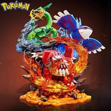 35cm/13.78in Pokemon Anime Figure Groudon Kyogre Rayquaza Action Figures Pvc picture
