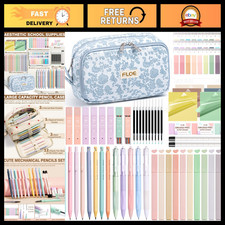62PCS Cute Aesthetic School Supplies Set | Back to School Stationery Kit picture