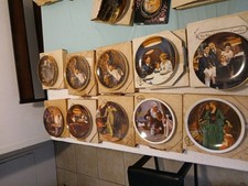 From the NORMAN ROCKWELL Collection-1980'S-Lot of 10 Plates L.Edition #'s- picture