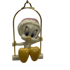 Lenox China Tweety Swings Into Christmas Looney Tunes Tweety Bird picture