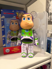 BE@RBRICK Buzz Lightyear Toy Story Pixar 400% 280mm Plastic Figure Auth picture