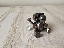 Kalifano metal art monkey recycled figurine statue unique zoo animal very unique picture
