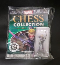 Eaglemoss Marvel Chess Collection 19 Hawkeye White Pawn Figure Sealed picture