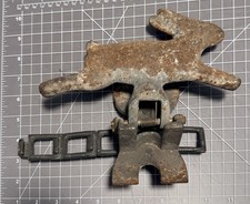 Cast Iron 1920s H.C. Evans Shooting Gallery Target Leaping Rabbit picture