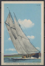 1920s-30s Canada ~ Lunenburg, N.S. ~ Bluenose Schooner ~ International Champion picture