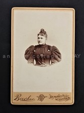 antique PHOTOGRAPH wilmington de FASHION LADY cabinet card beecher  picture