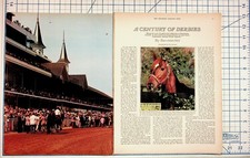 Secretariat Kentucky Derby Magazine Article Pages 1974 Horse Racing Ephemera picture