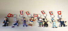 Vintage Tekken 2 Lot of 8 PVC Figures Keychains Namco Old Stock picture
