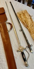 Antique Vintage Masonic Knights Templar Calvary Commandery #13 Sword & Scabbard picture