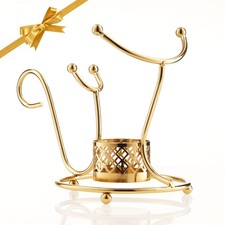 Brandy Warmer Stand Set - Cognac Brandy Snifter Warmer | Heater with Tea Ligh... picture