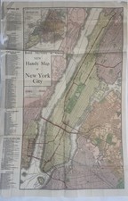 Vintage Rand McNally & Co New Handy Map of New York City “1911” picture