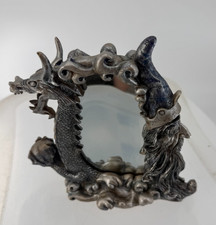 Vandor Wizard Dragon Fantasy Mirror Resin Tabletop Decor 1998 Gothic Medieval picture