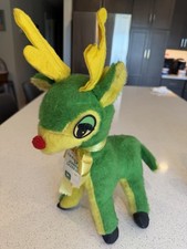 Little Johnny Deerest John Deere Stuffed Deer Vintage picture