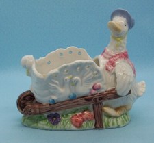 Duck Planter Ceramic Wheelbarrow 6