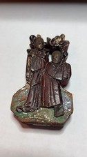 Vintage Asian Carved Wood Figurine Fragment picture
