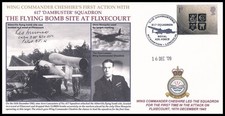 LES MUNRO Signed Attack on Flixecourt Flying Bomb Site 617 Squadron RAF Cover picture