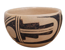 Vintage Hopi Pottery Bowl Signed Native American Small picture