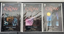 The Crow Dead Time 1 2 3 Comic Book Set SIGNED James O'Barr Lot picture