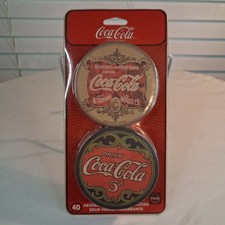 Conimar Corporation Vintage Coca-Cola 40 Beverage Coasters Y2K 2000 NIB picture
