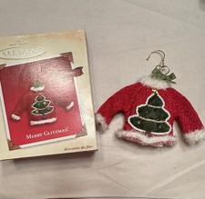 2003 Hallmark Keepsake Merry Glitzmas Christmas Ornament Light Up Tested Working picture
