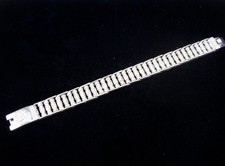 Vintage Silver Crafted Bracelet w/ Praying Wheels 2.6oz 925 Silver #01162603 picture