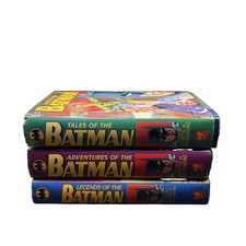 DC Comics Batman Anthology Book Set 3 Hardcover Tales Adventures Legends 1997 picture