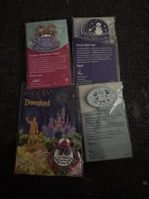 4 Disneyland Cast members Exclusive Pins picture