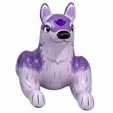 48inch Long German Shepherd Inflatable - Purple color picture