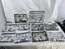 Lot 10  Vintage Class Photo 1950’s Chicago School Pictures Childhood Photos B&W picture
