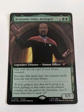 MTG Benjamin Sisko, Defeated P 0007 Promo Card Star Trek Day (60th) Exclusive picture