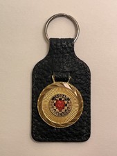 Vintage 1960s Jaguar keyring Made In Italy picture