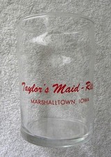 Vintage Taylor's Maid-Rite Restaurant, Marshalltown, Iowa, IA Drinking Glass picture