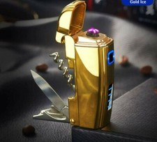 Dual Arc Plasma Electric Lighter USB Rechargeable, multi function,outdoor new picture