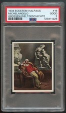 1934 Eckstein-Halpaus Michelangelo #16 Graded PSA 2 Good picture