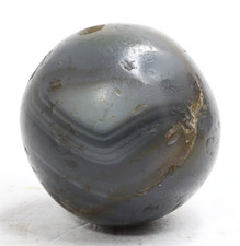 26mm Large Antique Himalayan Tibetan Banded Agate Old Dzi Talisman Eye Bead picture