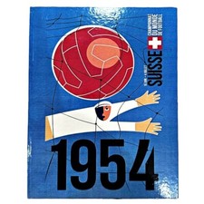 1954 World Cup Sticker Album - Suisse - Hard Cover - 308/308 - Brazil - ALOLLA picture