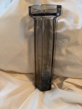 Wedgwood Brutus Smoke Gray Lead Crystal Vase by Frank Thrower  picture