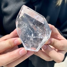 195G Natural Pure Clear Quartz Crystal Reiki Stone Healing picture