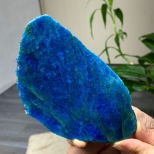 125G Natural Blue Apatite Quartz Rough flaky  Mineral Specimen Healing picture