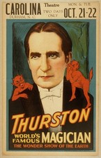 Photo:Durham NC Carolina Theatre Thurston Magic Show 1920s Poster picture