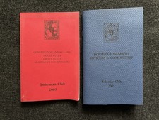 2006 Bohemian Grove (2) Club Members Roster By-Laws Rules San Francisco picture