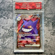 Gengar EX 193/162 Temporal Forces GetGraded 10 Art Label Pokemon picture