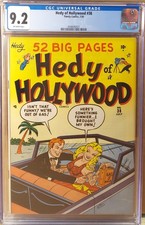 Hedy Of Hollywood #38   CGC NM- 9.2   1950 Atlas/Timely picture