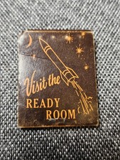 Vtg 1960s Robby’s Restaurant Ready Room Seattle WA Matchbook Rocket Ship Full picture