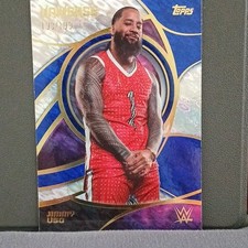 Topps 2026 WWE Universe Insert #69 Jimmy Uso Serial Numbered 193/199 picture