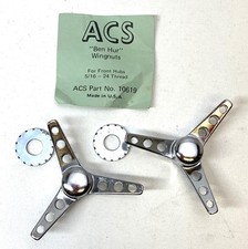 NOS vintage old school bicycle ACS Ben Hur WINGNUTS 5/16