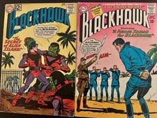 DC - BLACKHAWK (1964)#171 + 196-SILVER AGE -Low/Mid Grade (2) Issues-Dillin-art picture